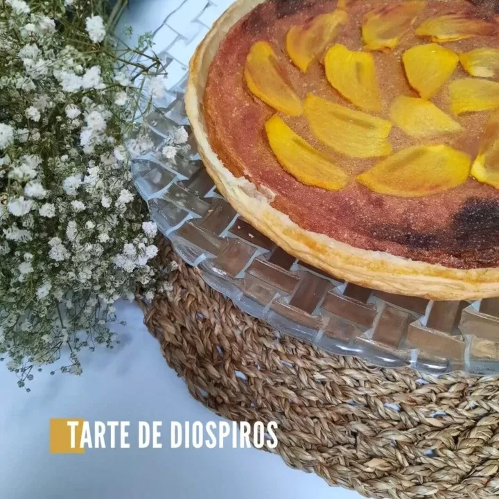 Receita Vegan de Tarte de Diospiro