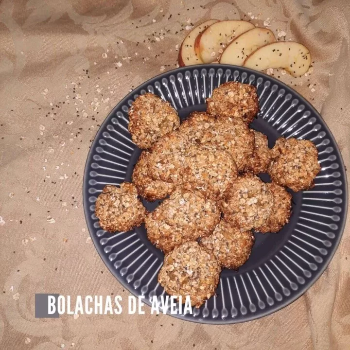 Receita de Bolachas de Aveia e Maçã