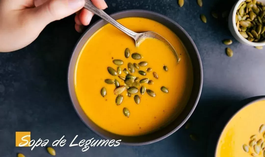 Receita de Sopa de Legumes com Sementes de Abobora