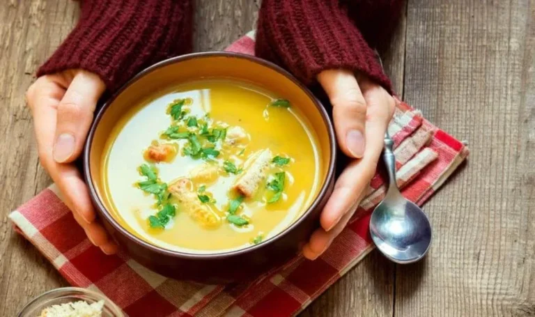 Sopa para se alimentar no Inverno