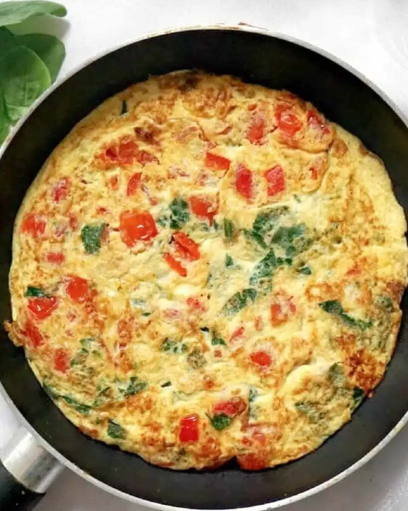 Omelete de perú e legumes - Receita Petitchef