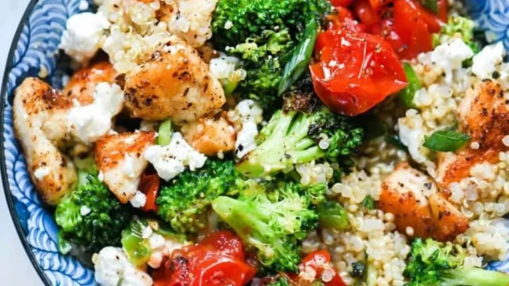 Receita de Bowl de Frango e Quinoa