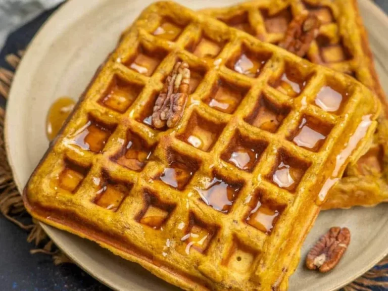 Receita de Waffle de Abobora