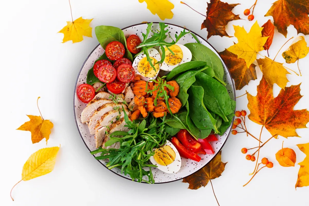 alimentação no outono