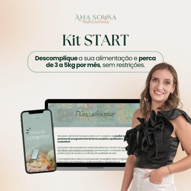 Kit START, plano alimentar da Dra. Ana Sousa
